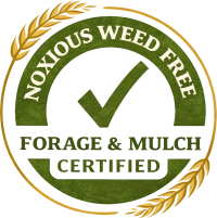 Noxious Weed Free Forage & Mulch Certified